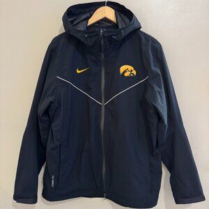 Nike Iowa Hawkeyes Football Team Issue PE Rain Jacket Coat On-Field Mens 2XL USA